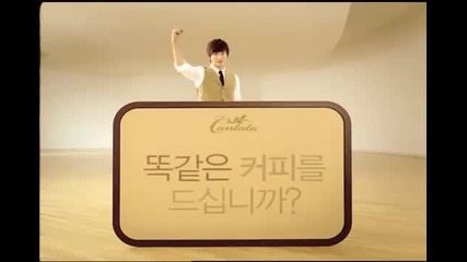 Реклама на кафе с И Мин Хо }{ Lee Min Ho }{ Cantata Coffee
