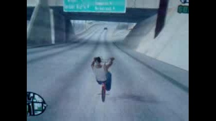 Каране на колело (bmx) San Andreas