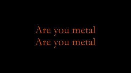 Helloween - Are you metal + text 