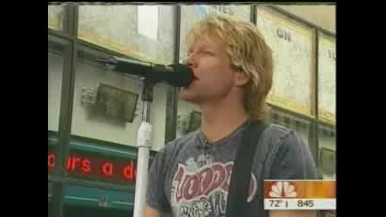 Bon Jovi Wanted Dead Or Alive Live The Today Show September 2005 