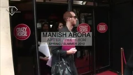 fashiontv Ftv.com - Paris Fw S S 10 - Manish Arora After The Show 