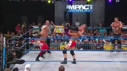 Back Suplex + Falling Clothesline combo