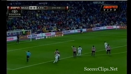 08.05.2010 Реал Мадрид 5 - 1 Атлетик Билбао гол от дузпа Кристиано Робалдо 