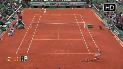 Nadal vs Klizan - Roland Garros 2013 - Part 2!
