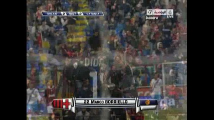 11.04.2010 Милан 2 - 2 Катания втори гол на Бориело 