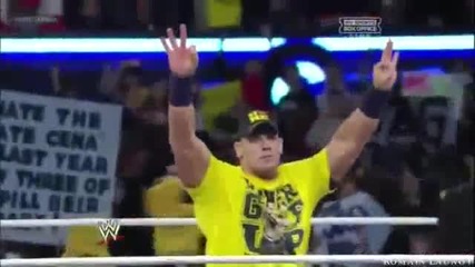 John Cena vs. The Rock Wrestlemania 29 Highlights