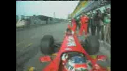 Ferrari Formula 1 Driver Crashes Into A Crew Member 
