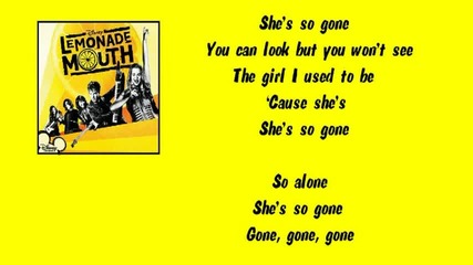 Lemonade Mouth - She's So Gone - Караоке/инструментал Без Бек Вокали! Hq