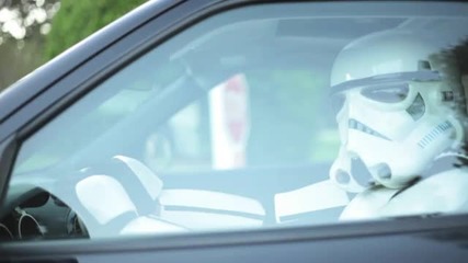 Смях*2011 Nissan Juke Sport Crossover and a Stormtrooper