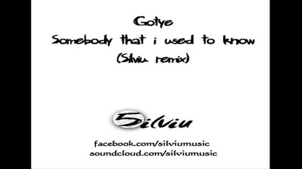 Gotye - Somebody that i used to know (silviu dance remix edit)