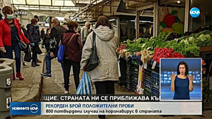 800 заразени и още един починал с коронавирус у нас