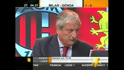 Direttastadio 7gold - Ibra Wibra Ac Milan Genoa 1 - 0 