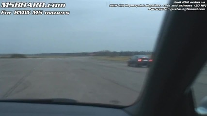 Bmw M5 E39 къса Audi Rs4 bez problem 
