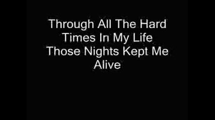 Skillet - Those Nights Lyrics