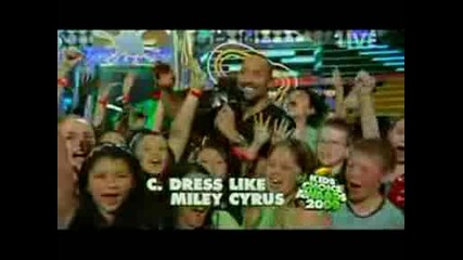 The Rock Dress Like Miley Vote