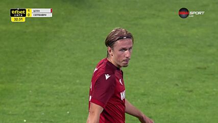 Дейвид Сегер в действие за ЦСКА