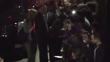 Kristen Stewart signs autographs for fans