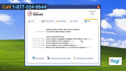 How to check current settings or modify settings of Arovax Shield™ v2.1.103