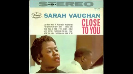 Sarah Vaughan - Missing You