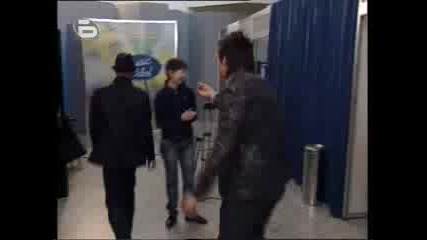 Music idol 2 Стоян гледа розовите гащи на Денислав