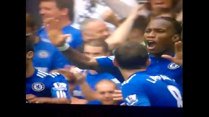 Drogbas and Chelseas First Goal of the Season - Chelsea vs Hull City