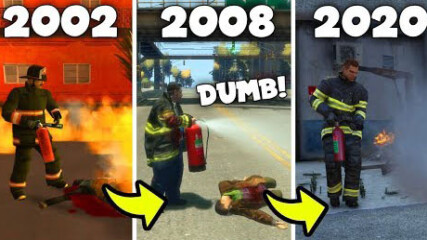Evolution Of Firefighters Logic In GTA GAMES 2001-2020