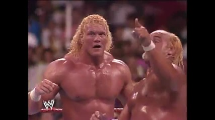 Hulk Hogan _ The Ultimate Warrior vs Sgt Slaughter part2