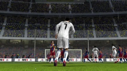 • Fifa 11 - | Епизод [7] | Феноменален гол на Кристиано Роналдо от свободен удар •