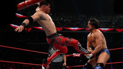 Rey Mysterio & Humberto Carrillo vs. Andrade & Angel Garza: Raw, March 2, 2020