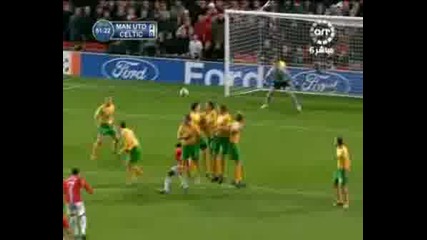 21.10 Бербатов С Втори Гол За Манчстър - 2:0 с-у Селтик