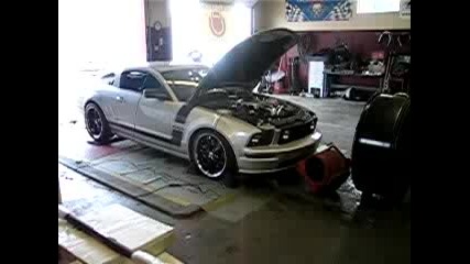 supercharged Mustang Dyno run 