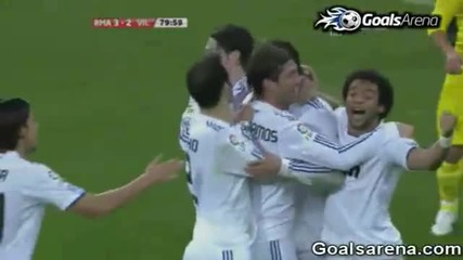 Real Madrid vs Villarreal - All Goals & Highlights 09.01.2011 