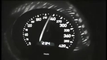 Veyron Speedo - 150 to 280 kmh in 6 seconds