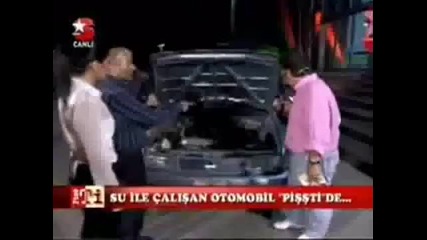 su ile giden araba-turk mucidi !!