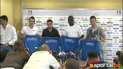 Левски представи новите си попълнения