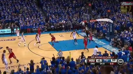 Houston Rockets Vs Oklahoma City Thunder 21 April 2013 Game #1 Full Highlights Nba Playo... (low)