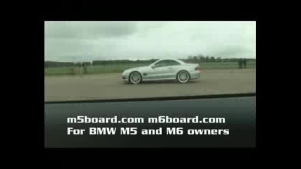 Bmw M6 Cabrio Vs Mercedes Sl55 Amg 50 - 270 Km/h