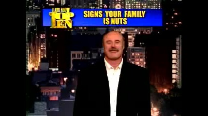 Dr. Phils Top Ten Signs Your Family Is Nuts 