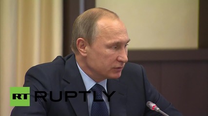Russia: Putin talks fighting 'terrorism' with CIS' security & intelligence agencies