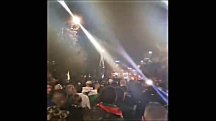 Протест против емигрантите окупирали центъра на София