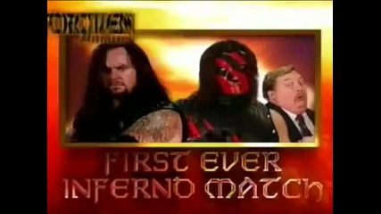 Гробаря Vs Кейн - Inferno Match (unforgiven 1998)