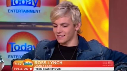 Ross Lynch & Maia Mitchell on The today show Sydney Australia 01,2013