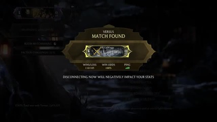 Mortal Kombat X - Tremor Online Ranked Matches