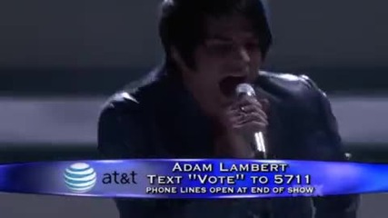 Adam Lambert American Idol Black or White