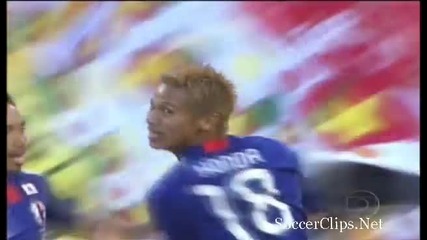 Japan 1 - 0 Cameroon (goal Honda) 