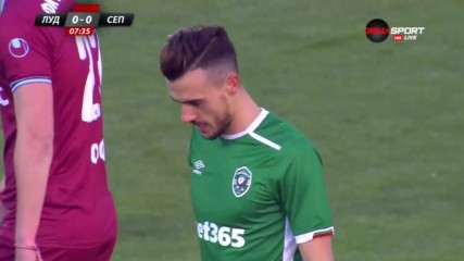 Лудогорец - Септември 0:0 /първо полувреме/