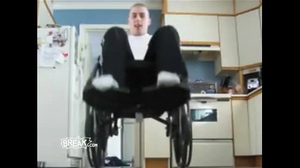 Wheelchair Cancan Epic Fail - Break Fails 