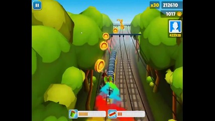 Subway Surfers - 340 000 точки