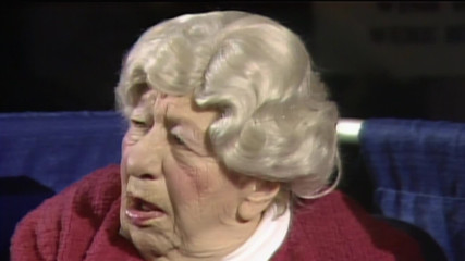 Clara Peller of "Where's the beef?" fame messes up her line: WrestleMania 2