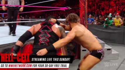 The Miz vs. Roman Reigns - Intercontinental Championship Match: Raw, Oct. 2, 2017